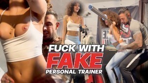 I GET FUCKED IN THE GYM by my PERSONAL TRAINER, he fucks me very hard