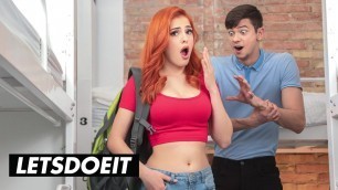 Gorgeous Redhead Mini Vampp Fucked In The Kitchen By Big Dick - LETSDOEIT