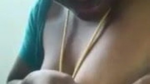 Tamil aunty milk  boobs