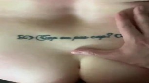 Collared Jade Throats Cock Swallows Cum And Then Gets fucked