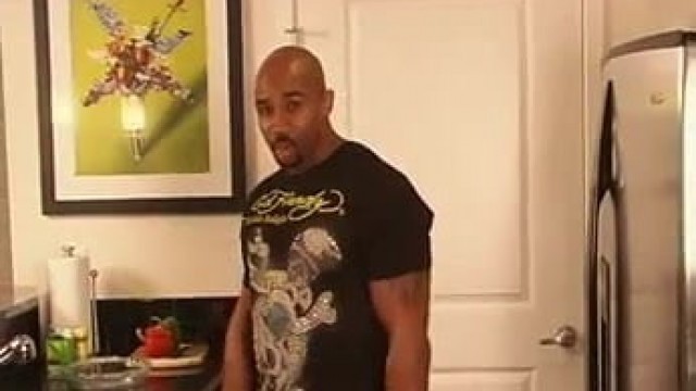 Black Hunk cooking (nonporn)