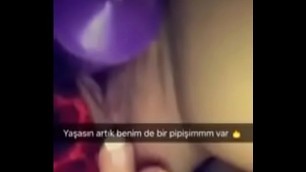 turkish slut muenevver s&period; cumpilation